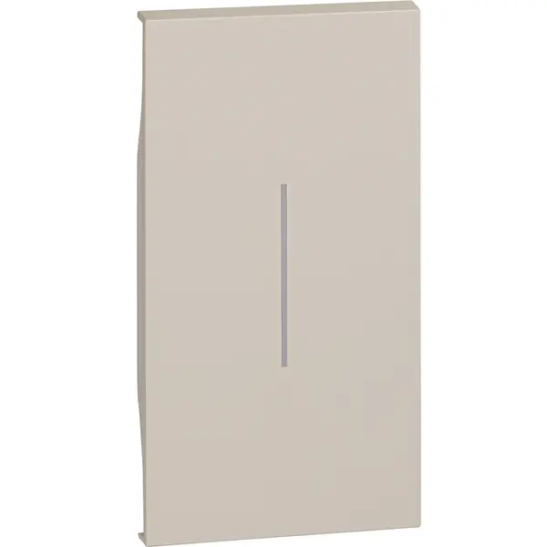 Tasta iluminabila 2 module pentru intrerupatoare Bticino Living Now KM01M2, nisip