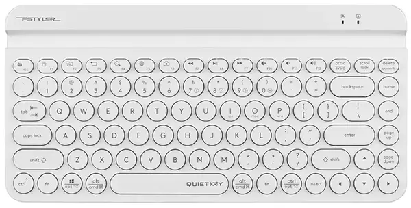 Tastatură A4tech - FBK30, wireless, albă
