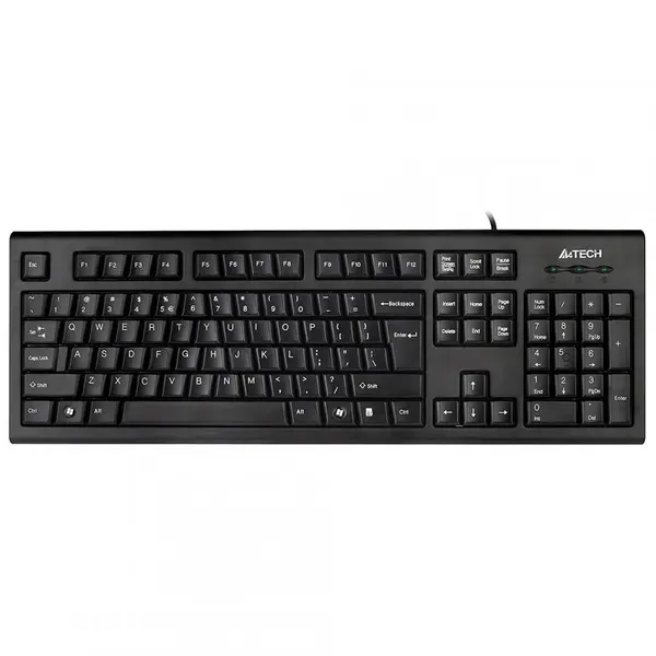 Tastatura A4Tech KR-85 cu fir, negru Tastatura A4Tech KR-85 cu fir, negru