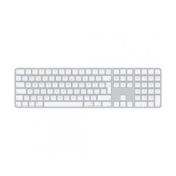 Tastatura Apple Magic Keyboard (2024) cu Touch ID si Numeric Keypad, RO KB, Alb