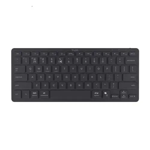 Tastatura Bluetooth Trust Nado II Multi-device, US, Negru