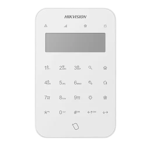 Tastatura cablata cu conectivitate Wireless, LCD, AX PRO Hybrid 868Mhz - HIKVISION DS-PK501LTM-HWE