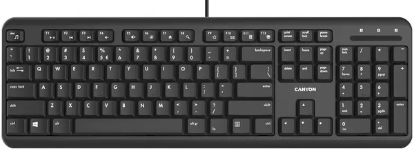 Tastatura Canyon - CNS-HKB02-BG, neagra
