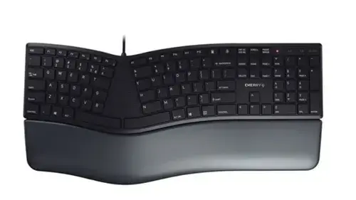 Tastatura Cherry KC 4500 ERGO, USB, Layout US (Negru)