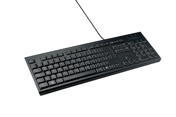 Tastatură cu fir USB-A 150 cm Kensington KB100 Full Size neagra Tastatură cu fir USB-A 150 cm Kensington KB100 Full Size neagra