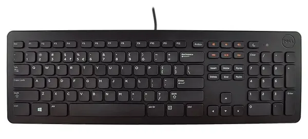 Tastatura DELL; model: KB 213P; layout: FRA; NEGRU; USB; "FMRKN"