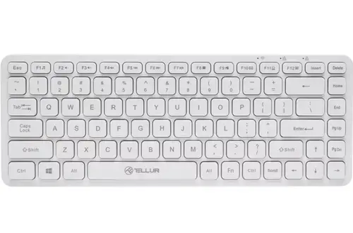 Tastatura fara fir Tellur, Mini (Alb)