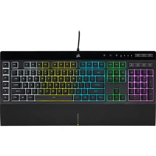 Tastatura Gaming Corsair K55 RGB PRO, iluminare RGB, USB (Negru)
