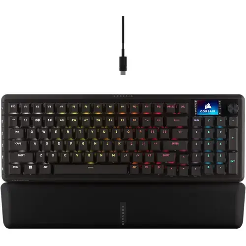 Tastatura Gaming Corsair Vanguard Pro V2, iluminare RGB, USB (Negru)