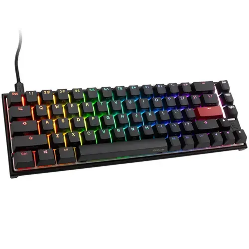 Tastatura Gaming Ducky Mecha Pro SF, Wired, USB, Cherry MX Speed Silver Switches (Negru)