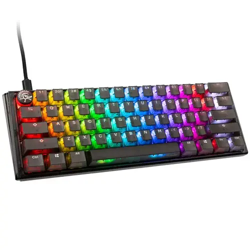 Tastatura Gaming Ducky One 3 Aura Mini Wired, USB, iluminare LED, Gateron Baby Kangaroo (Negru)