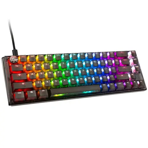 Tastatura Gaming Ducky One 3 Aura SF, iluminare RGB, Wired, USB, Gateron Baby Kangaroo (Negru)