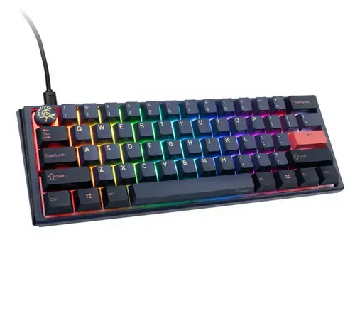 Tastatura Gaming Ducky One 3 Mini, USB, iluminare RGB (Albastru)