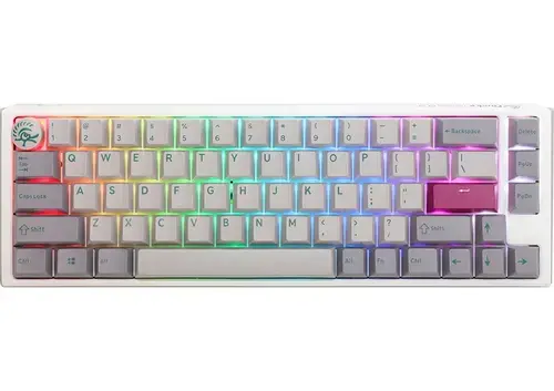Tastatura Gaming Ducky One 3 SF, RGB, Wired, USB, Cherry MX-Red Switches (Gri/Alb)