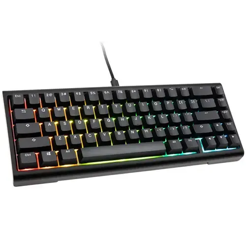 Tastatura Gaming Ducky Tinker 65, iluminare RGB, Wired, USB, MX-Brown (Negru)