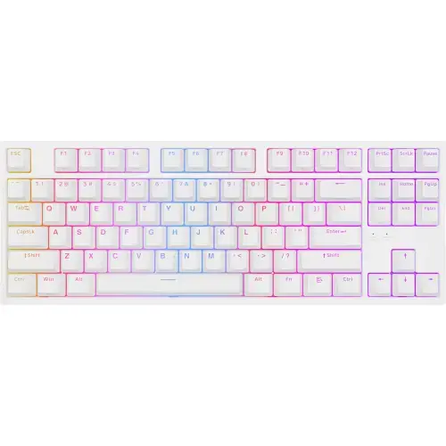 Tastatura gaming Genesis, Thor 404 TKL Kailh, USB (Alb)