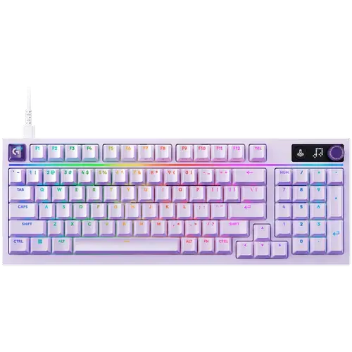 Tastatura Gaming Logitech G316 X 98, USB, iluminare RGB, layout US, Switch-uri Tactile (Mov)