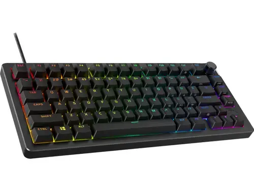 Tastatura Gaming Mecanica HyperX Alloy Rise 75, iluminare RGB, layout US, HyperX Linear Switch (Negru)