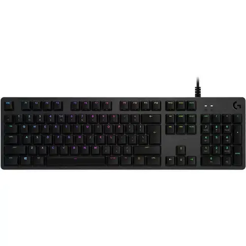 Tastatura Gaming Mecanica Logitech G512 Carbon RGB GX Brown Switch, USB (Negru)