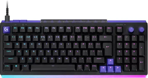 Tastatura Gaming Mecanica Logitech G512 X 98 TMR, USB, Iluminare RGB, Layout US International (Negru)