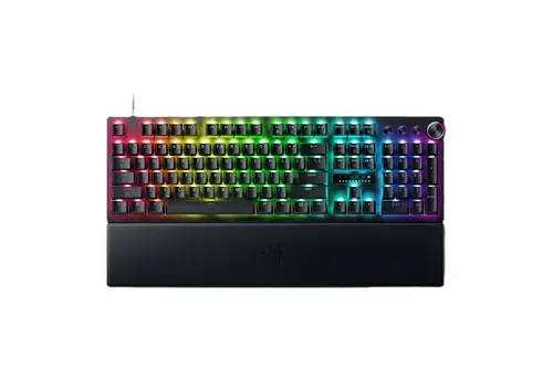 Tastatura Gaming Mecanica Razer BlackWidow V4 Low-profile Tenkeyless HyperSpeed, Switch Green, Layout US (Negru)
