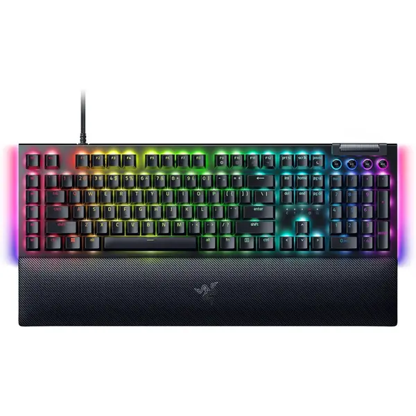 Tastatura gaming mecanica Razer BlackWidow V4, Wireless, Green Switch