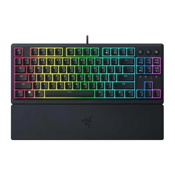 Tastatura gaming mecanica Razer Ornata V3 Tenkeyless, razer Mecha- Membrane Switches, iluminare Chroma RGB, Negru