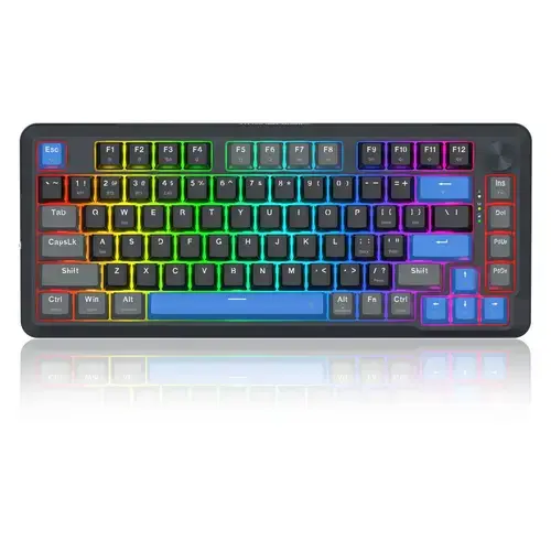Tastatura gaming mecanica Redragon Cyrus Pro, USB/USB Wireless/Bluetooth, iluminare RGB, layout US, Negru