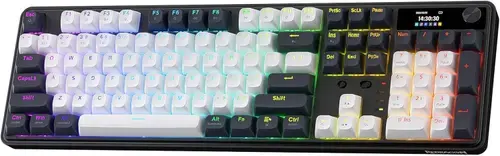 Tastatura gaming mecanica Redragon Wyvern, USB/USB Wireless/Bluetooth, iluminare RGB, Layout US, Negru