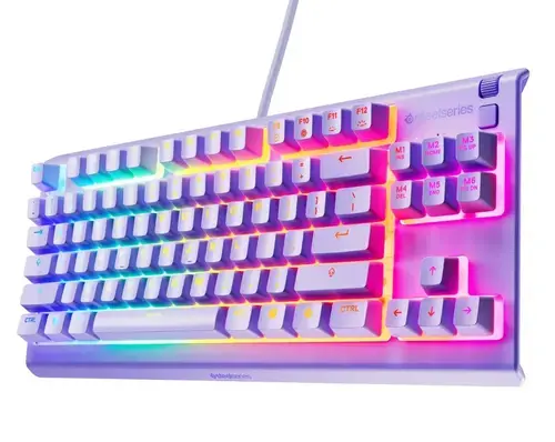 Tastatura Gaming Mecanica SteelSeries Apex 3 TKL, USB, iluminare RGB, Layout US (Mov)