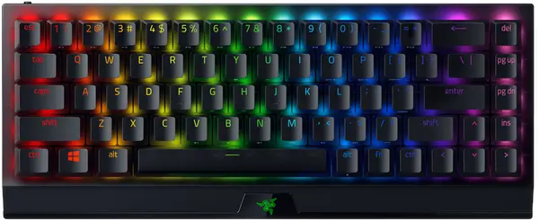 Tastatură gaming Razer - BlackWidow V3 Mini HyperSpeed/Yellow, neagră