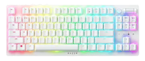 Tastatura Gaming Razer Deathstalker V2 Pro Wireless, Tenkeyless, RGB, Layout US (Alb)