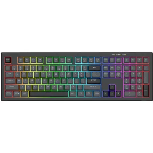 Tastatura Gaming Redragon Crux, iluminare RGB, Wired, USB (Negru)