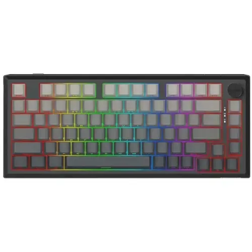 Tastatura Gaming Redragon Penumbra Pro, iluminare RGB, Wired, Wireless 2.4Ghz, Bluetooth (Negru)