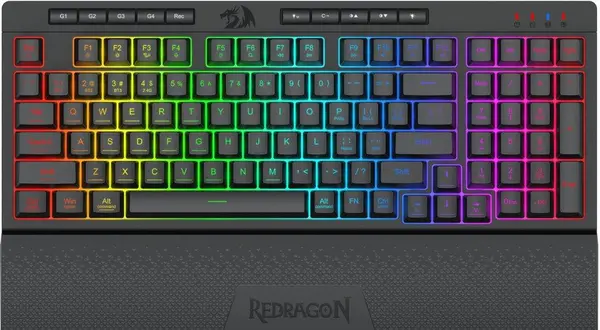 Tastatură gaming Redragon - Shiva Pro 98, wireless, RGB, negru