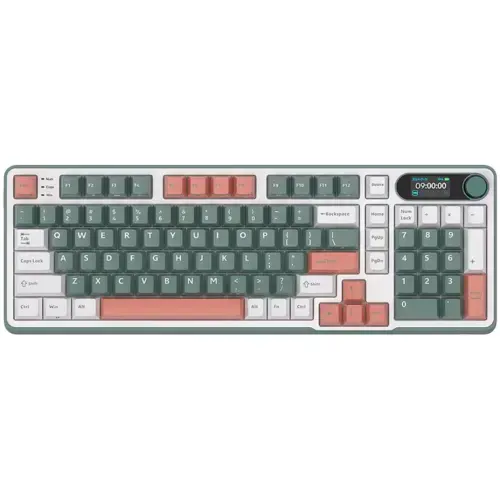 Tastatura Gaming Royal Kludge RK-S98, Chartreuse Switch, iluminare RGB, Wired, Wireless 2.4Ghz, Bluetooth (Multicolor)