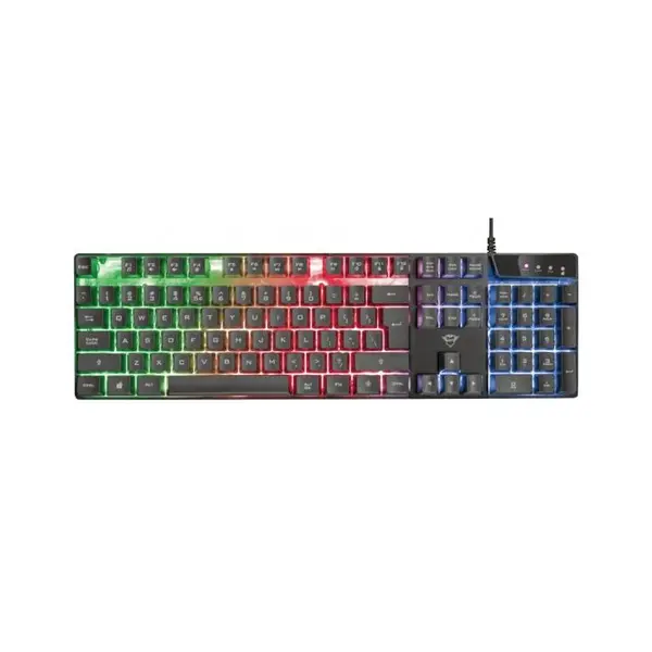 Tastatura gaming Trust GXT 835 Azor, Iluminare RGB, Negru