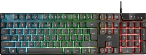 Tastatura gaming Trust GXT 835 Azor, Iluminare RGB (Negru)
