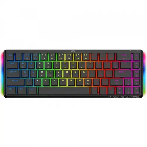 Tastatura Gaming Wireless Proove AFK, RGB, BT / Wi-Fi / Wired, 1.5m, Negru