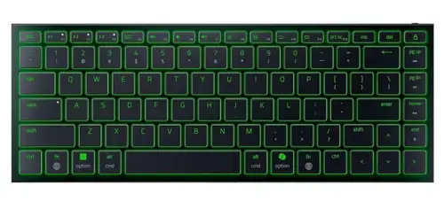 Tastatura Gaming Wireless Razer Joro, Bluetooth/USB-C, Razer Chroma RGB, Ultra Low-Profile, Layout US (Verde)