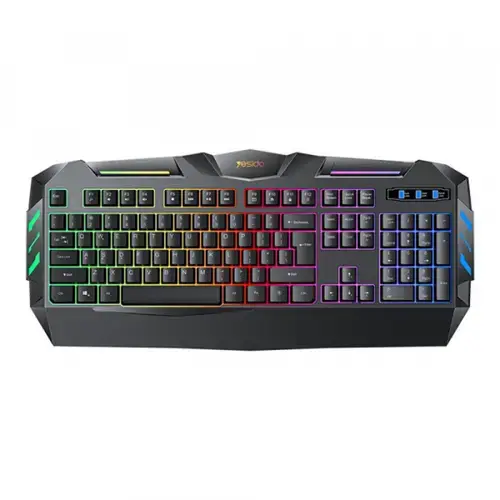 Tastatura Gaming Yesido KB21, USB, RGB, 1.5m, Neagra
