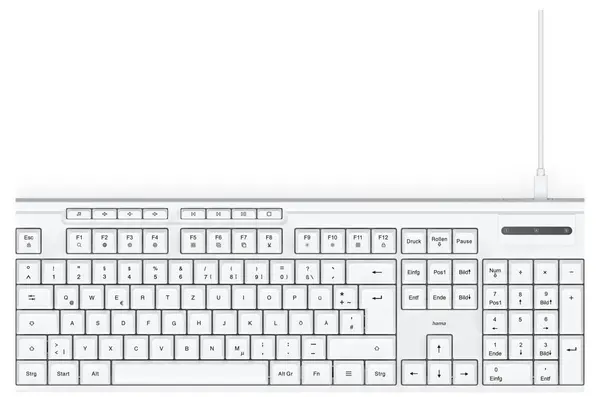 Tastatură Hama - CK-200, cu fir, alb
