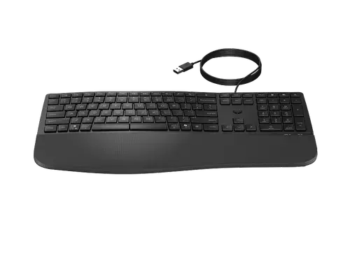 Tastatura HP 480 Comfort, Wired, USB (Negru)
