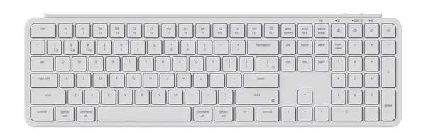 Tastatură Keychron - B6 Pro Ultra-Slim, wireless, albă