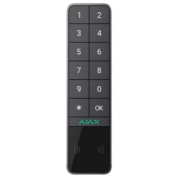 Tastatura Keypad Outdoor Jeweller Ajax, pana la 1700m, 2x baterie CR123A, IP66, IK08, KeyPadOutdoor(G)-99969