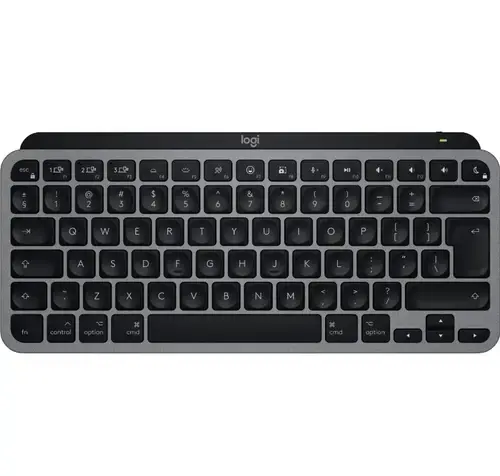 Tastatura Logitech MX Keys S Mini pentru Mac, Bluetooth, US INTL layout (Gri/Negru)