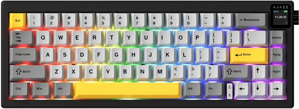 Tastatură mecanică AJAZZ – AK650, fără fir , Dream Weaver, RGB, negru