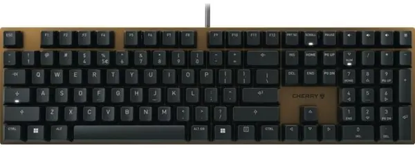 Tastatură mecanică Cherry - KC 200MX Brown, Cherry MX2A Brown, LED, neagră/bronze