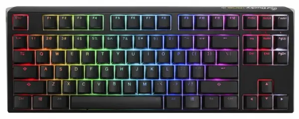 Tastatură mecanică Ducky - One 3 Classic TKL, Silver, RGB, neagră