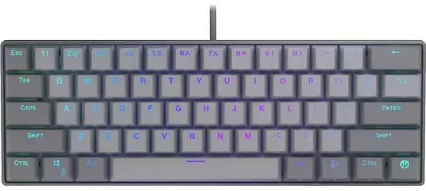 Tastatură mecanică Endorfy - Thock V2 Compact, Red, ARGB, gri